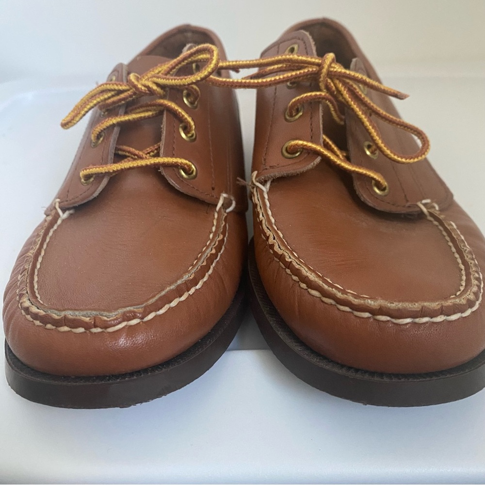 Dexter Leather Blucher Boat Shoes 7.5 - Picture 3 of 11